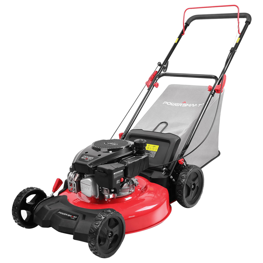 Tondeuse à gazon à gazon à essence POWERSMART EasyGlide 53 cm (21 pouces) - 3 en 1 144 cm³