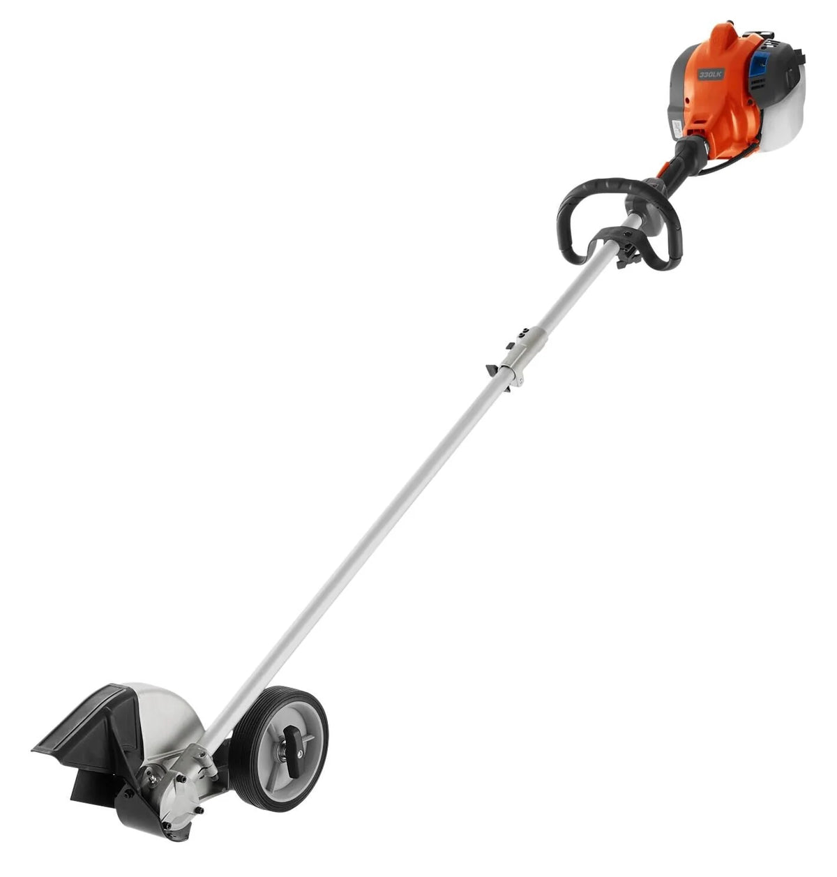 Débroussailleuse à essence Husqvarna 970545001 330LK 28 cm³ 2 temps 50 cm (20 po) à arbre droit avec accessoires et fonction de dressage de bordures pratique