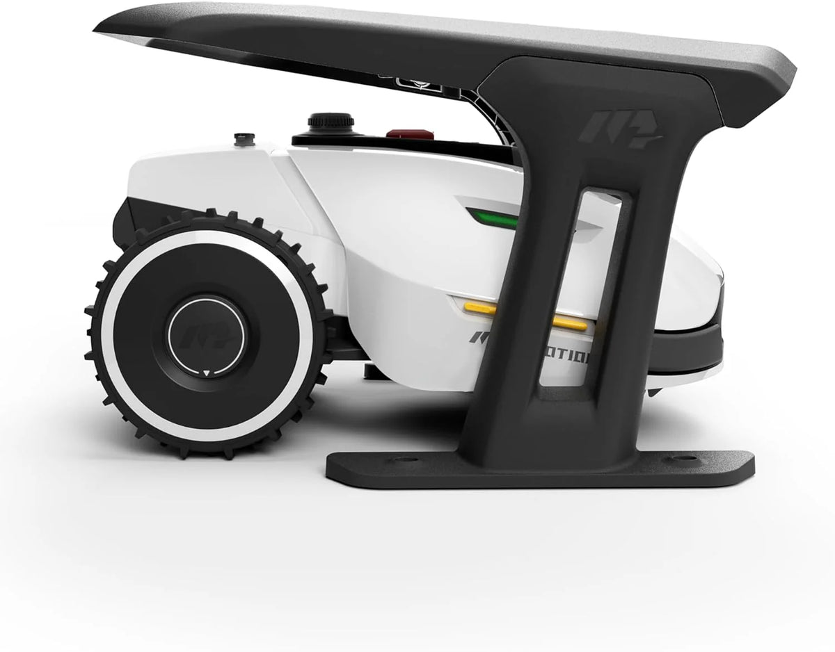 Tondeuse à gazon robot YUKA Mini 500H : surface de réception : 0,12 acre (max. 0,17 acre), positionnement RTK par vision IA Ultrasense, cartographie automatique, contrôle via application, pente jusqu'à 45 %, hauteur de coupe : 2 à 3,5 pouces, 3 zones