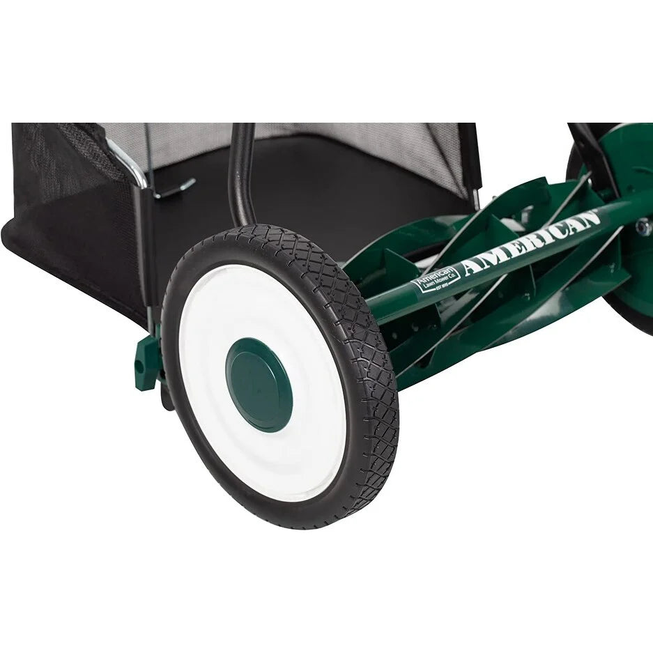 Tondeuse à gazon à gazon hélicoïdale à 7 lames de 16 pouces de la marque American Lawn Mower Company