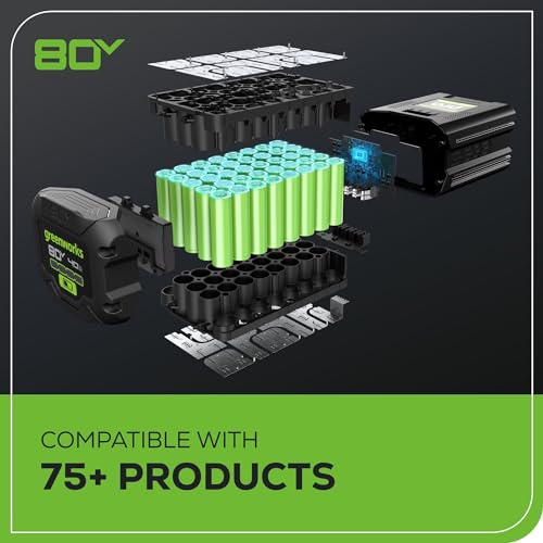 Tondeuse à gazon à gazon sans fil Greenworks 80V 21 sans balais