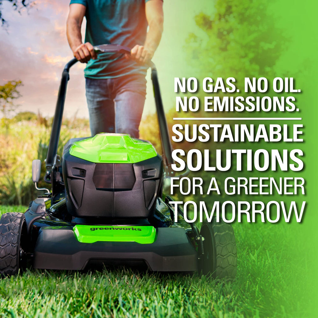 Tondeuse à gazon à gazon sans fil 80 V, autotractée et sans balais de 21 pouces | Greenworks