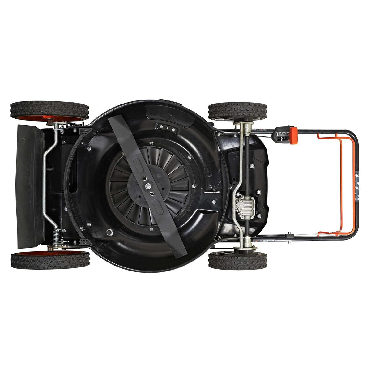 Tondeuse à gazon à gazon autotractée YARDMAX Select PACE 22 po, 201 cm³, transmission CVT à 6 vitesses, roues hautes, traction avant, 3 en 1, à essence, noire (YG2860)