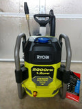 Appareil de nettoyage haute pression électrique à à eau froide RYOBI 2000 PSI 1,2 GPM
