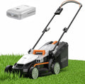 Tondeuse à gazon à gazon sans fil Litheli U20 Handy+ 20 V, 33 cm (13 pouces), idéale pour le jardin, la cour et la ferme. 5 hauteurs de coupe, légère et batterie portable 4,0 Ah incluse.