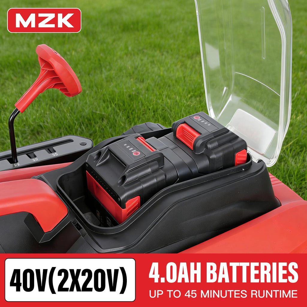 Tondeuse à gazon à gazon électrique sans fil MZK 40V 16 sans balais