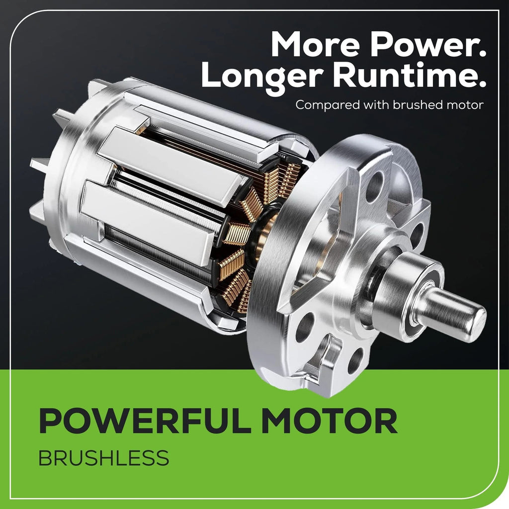 Tondeuse à gazon à gazon sans fil Greenworks 80V 21 sans balais