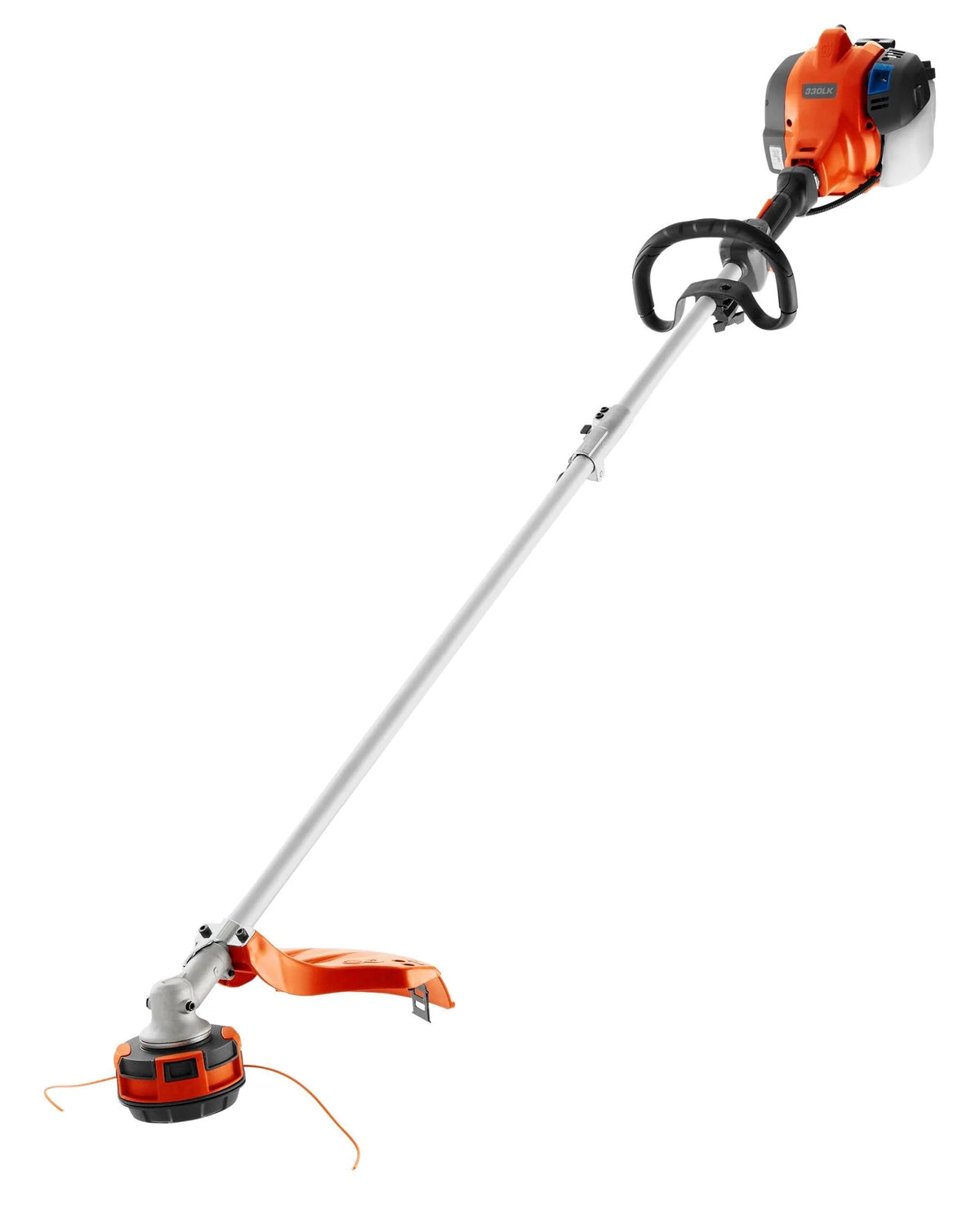 Débroussailleuse à essence Husqvarna 970545001 330LK 28 cm³ 2 temps 50 cm (20 po) à arbre droit avec accessoires et fonction de dressage de bordures pratique