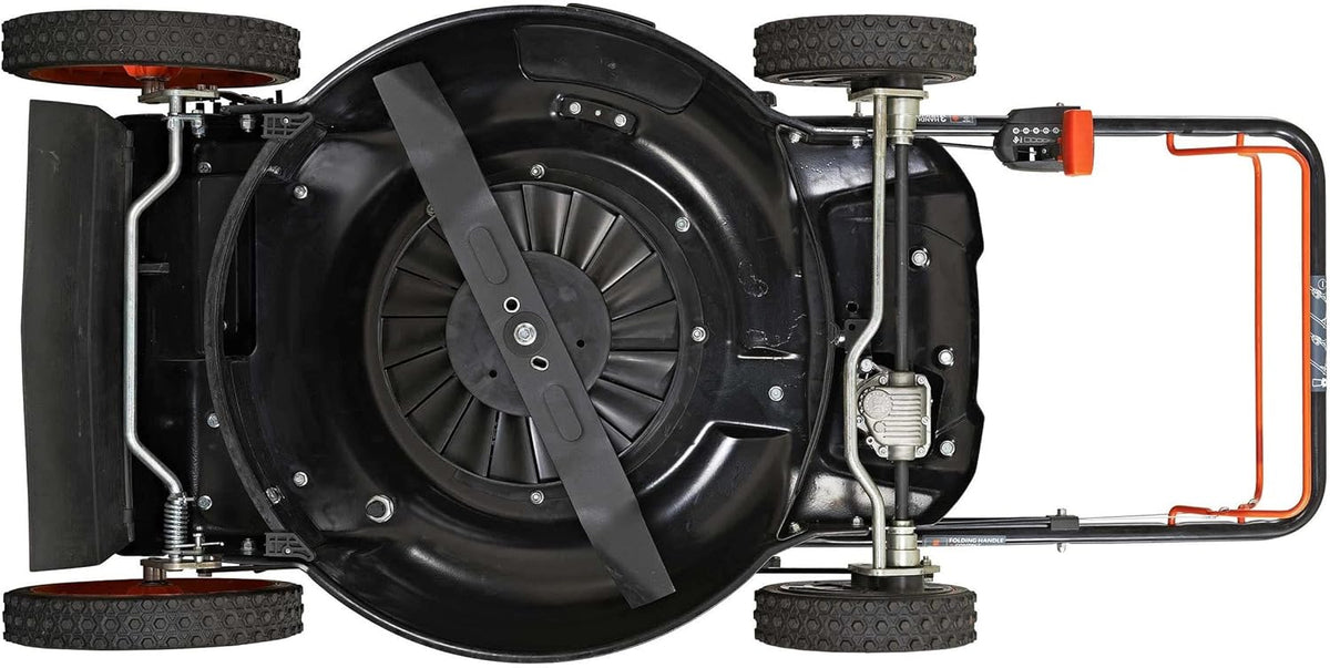 Tondeuse à gazon à gazon autotractée YARDMAX Select PACE 22 po, 201 cm³, transmission CVT à 6 vitesses, roues hautes, traction avant, 3 en 1, à essence, noire (YG2860)