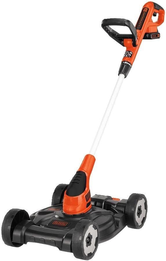 Coupe-bordures, tondeuse à gazon et dresse-bordures combinés BLACK DECKER, sans fil 3 en 1