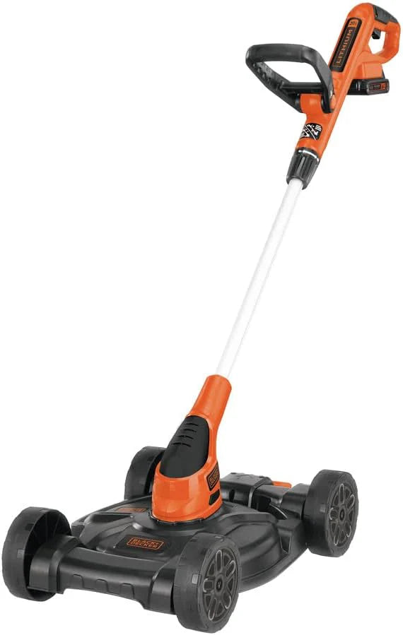BLACK+DECKER Coupe-bordures, tondeuse et dresse-bordures combinés, sans fil 3 en 1 (Tondeuse à gazon 3 en 1 uniquement)