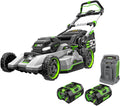 Tondeuse à gazon à gazon électrique EGO POWER+ autotractée sans fil avec sélecteur de coupe et commande tactile. Comprend (2) batteries 56 V 6,0 Ah et un chargeur rapide - LM2134SP-2