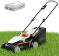 Tondeuse à gazon à gazon sans fil Litheli U20 Handy+ 20 V, 33 cm (13 pouces), idéale pour le jardin, la cour et la ferme. 5 hauteurs de coupe, légère et batterie portable 4,0 Ah incluse.
