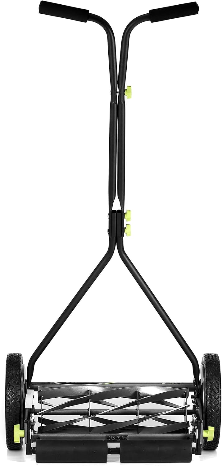 Tondeuse à gazon à gazon manuelle Earthwise 1715-16EW, 40,6 cm (16 pouces), 7 lames, grise