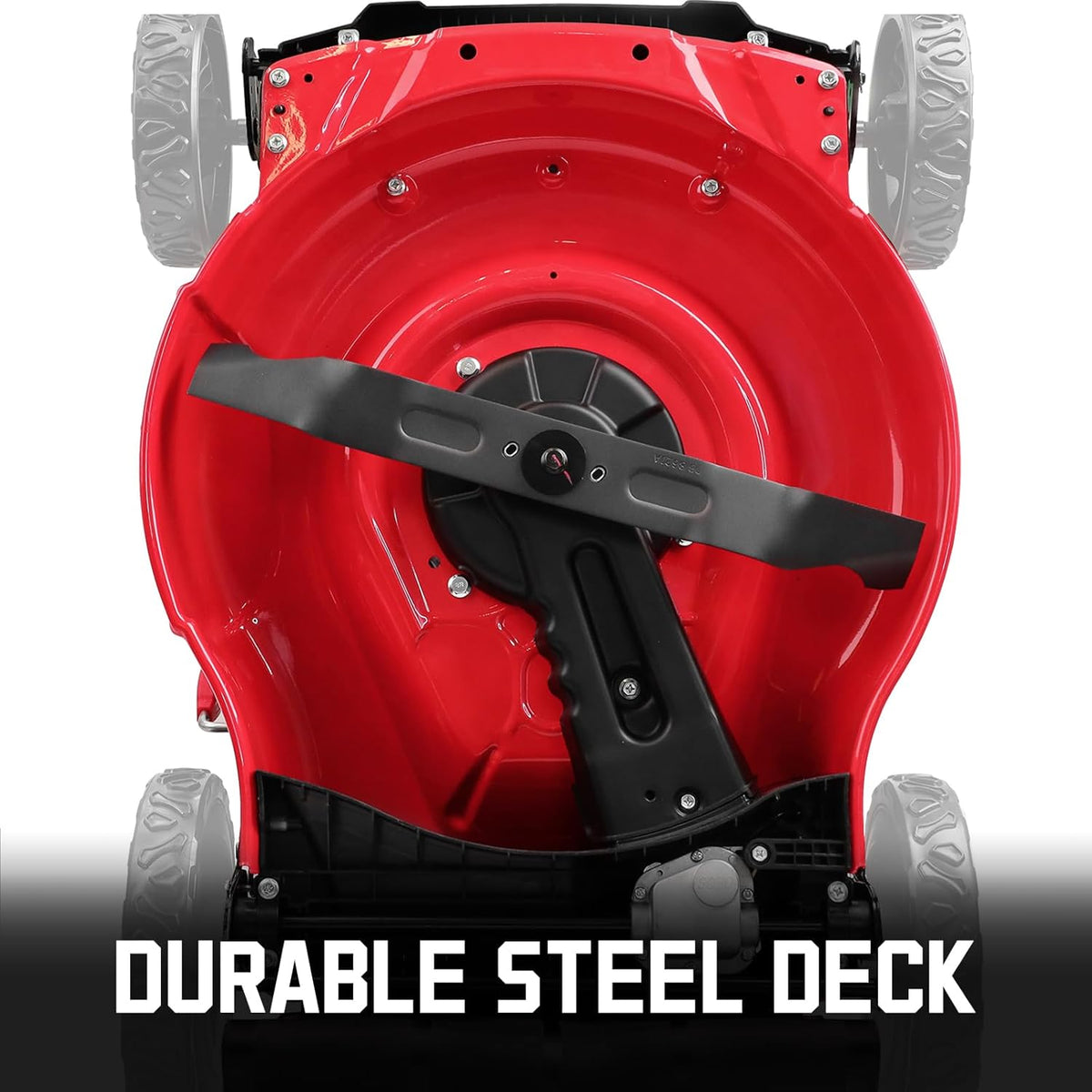 Tondeuse à gazon à gazon à essence PowerSmart de 53 cm (21 po) avec moteur Briggs & Stratton E300 de 125 cm³, tondeuse poussée 2 en 1 avec broyage et éjection latérale.