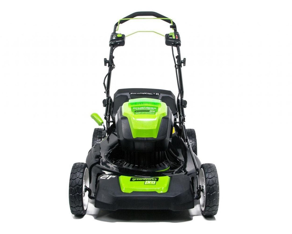 Tondeuse à gazon à gazon sans fil 80 V, autotractée et sans balais de 21 pouces | Greenworks