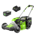 Tondeuse à gazon à gazon sans fil autotractée GREENWORKS 80V avec batterie