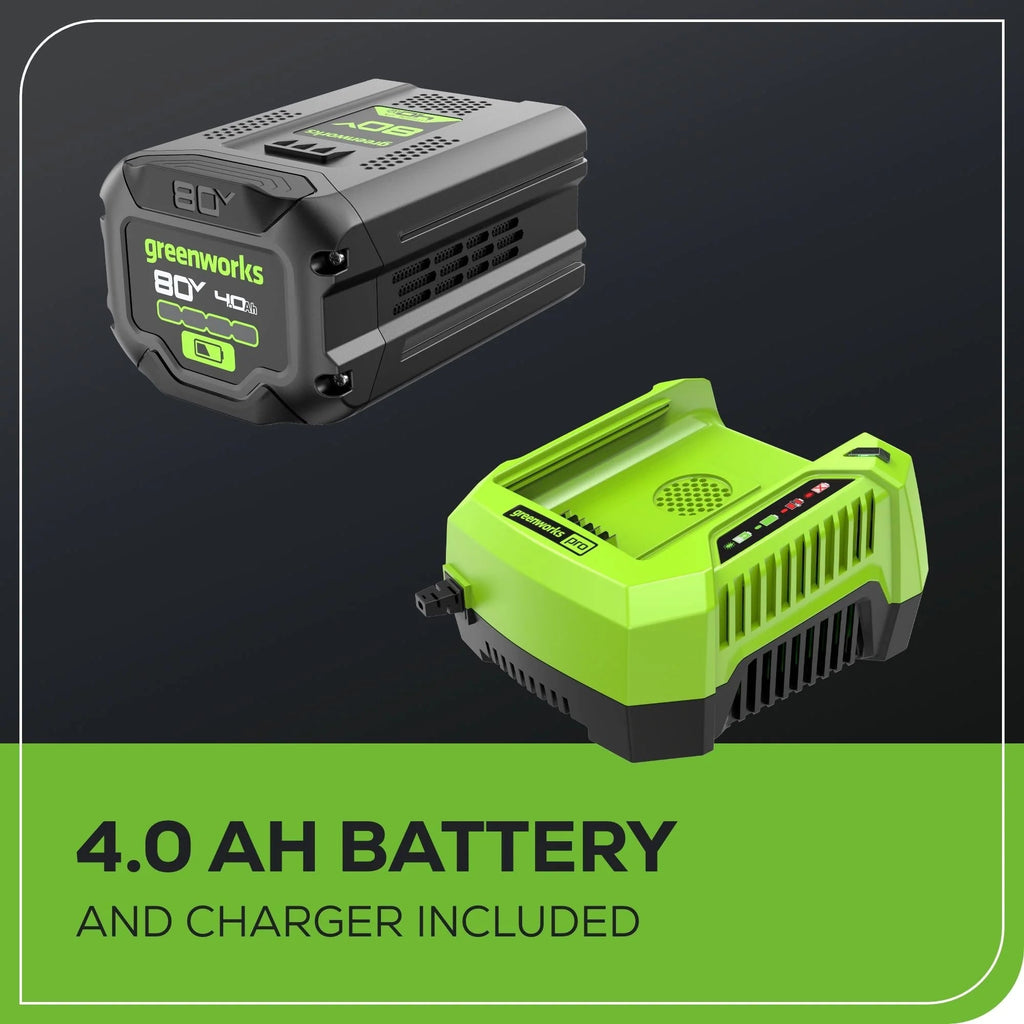 Tondeuse à gazon à gazon sans fil Greenworks 80V 21 sans balais