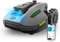 Tondeuse à gazon robot YUKA Mini 500H : surface de réception : 0,12 acre (max. 0,17 acre), vision IA Ultrasense + positionnement RTK, cartographie automatique, contrôle via application, pente jusqu'à 45 %, hauteur de coupe : 2 à 3,5 pouces, 3 zones d