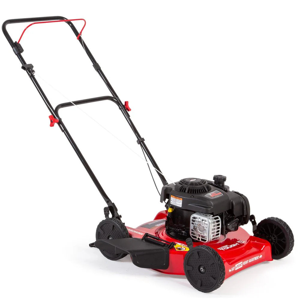 Tondeuse à gazon à gazon à pousser de 50 cm (20 pouces) et 125 cm³ avec moteur Briggs & Stratton