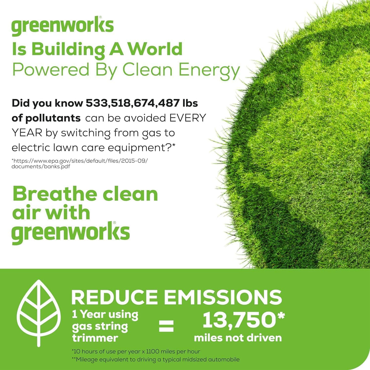 Tondeuse à gazon à gazon autotractée Greenworks 40V 21, souffleur de feuilles axial (500 CFM / 120 MPH), coupe-bordures 13 pouces avec 2 batteries (5 Ah + 2 Ah) et chargeurs