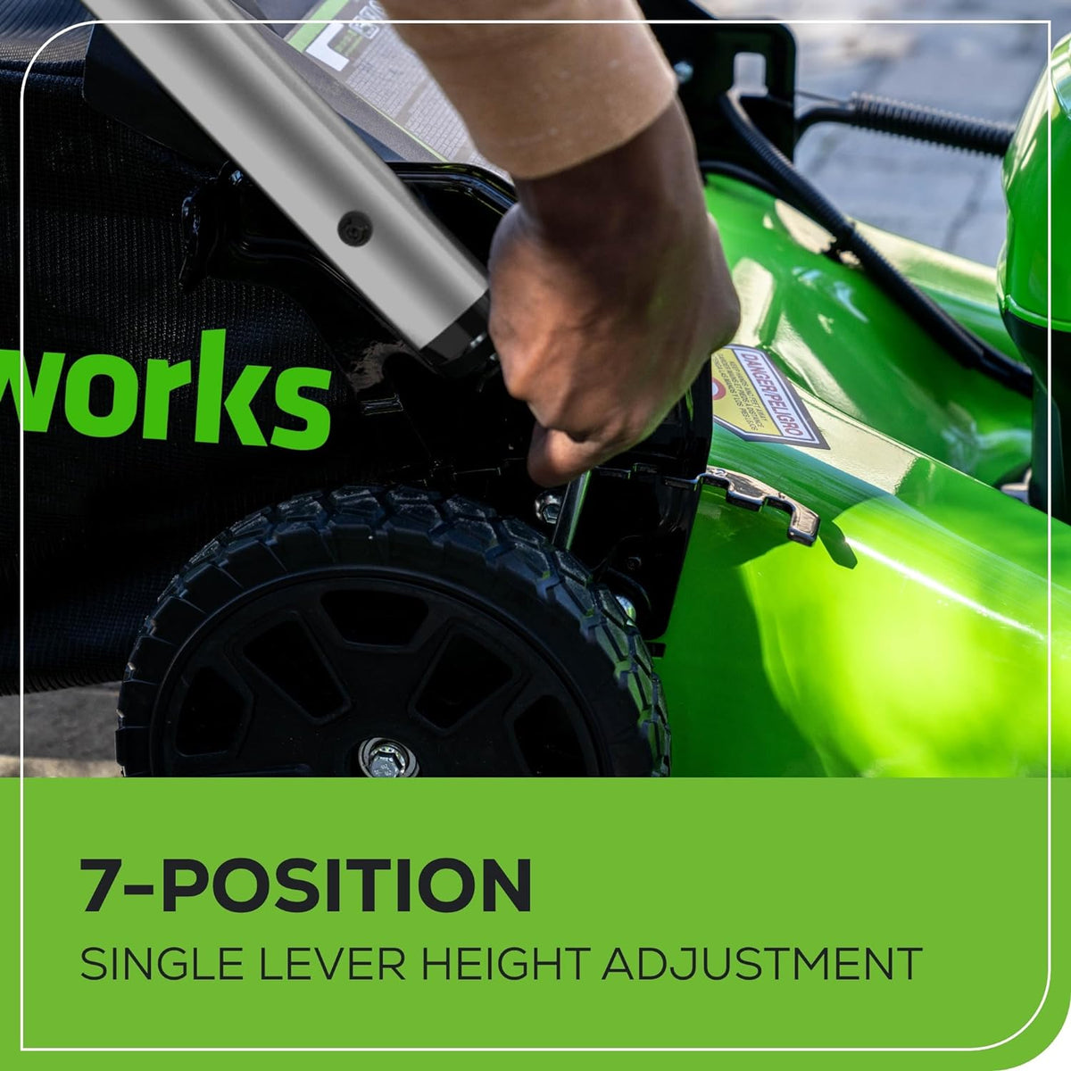 Tondeuse à gazon à gazon sans fil autotractée Greenworks 80V 21 – Moteur sans balais, éclairage LED, batterie 4,0 Ah et chargeur rapide (plus de 75 outils compatibles)