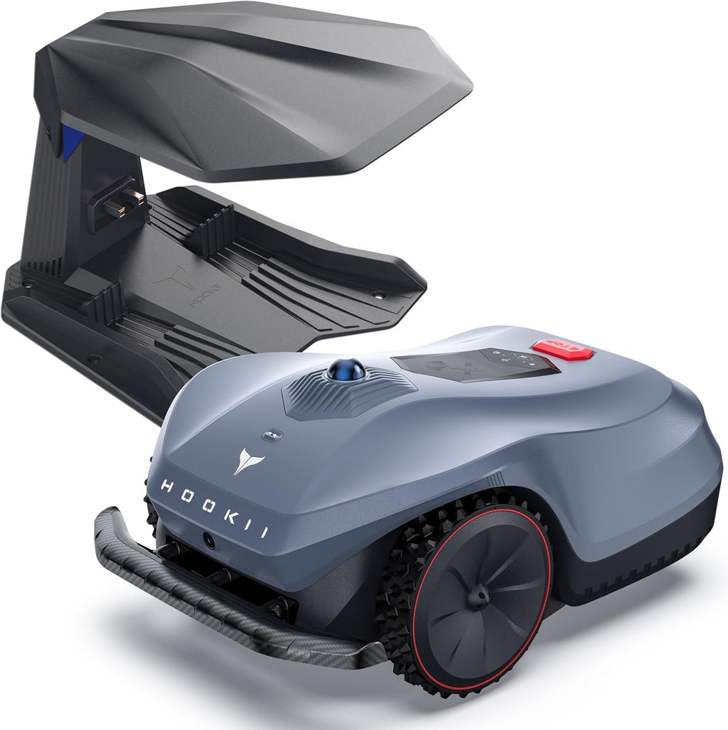 Tondeuse à gazon robot Neomow X SE sans fil pour terrain de 0,3 hectare (0,75 acre). Technologie 3D LiDAR SLAM + cartographie visuelle. Connexion 4G, sans station RTK, évitement d'obstacles précis par IA, application de contrôle, système antivol.