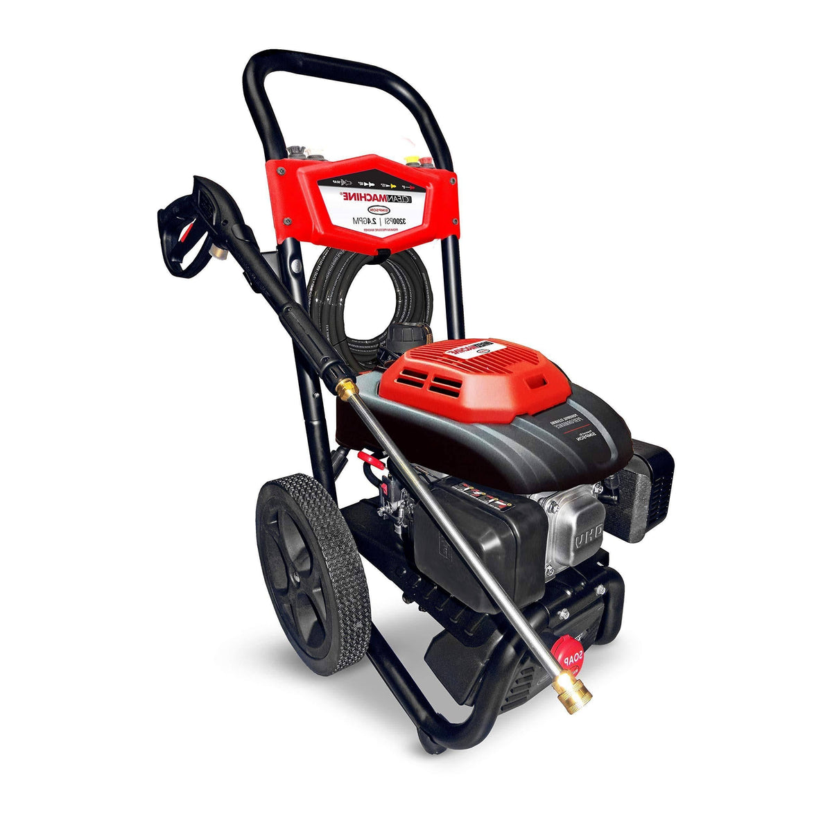 Appareil de nettoyage haute pression à essence Clean Machine 61082, 3200 PSI, 2,4 pouces cubes, 196 cm³, à eau froide