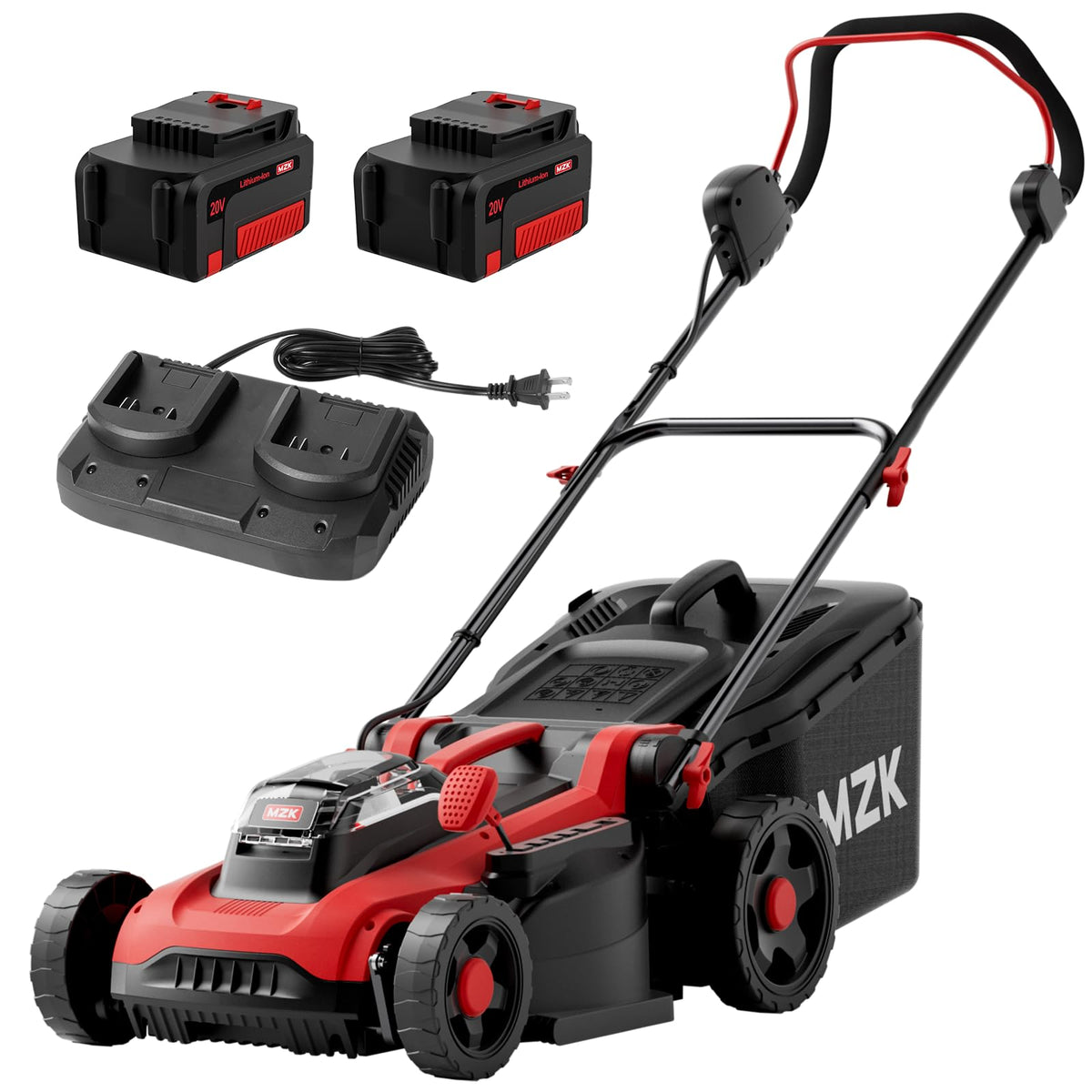 Tondeuse à gazon à gazon électrique sans fil MZK 40V 16 sans balais